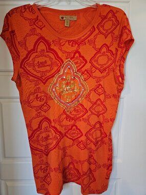 Apple Bottom graphic t-shirt Size L